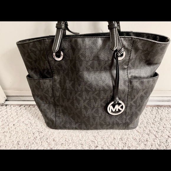 Michael Kors Jet Black Travel Tote - Picture 2 of 4
